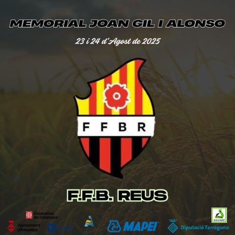 FFB REUS: confirmat Trofeu JOAN GIL